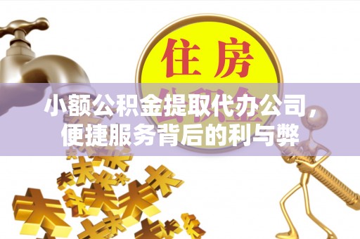 立山小额公积金提取代办公司，便捷服务背后的利与弊