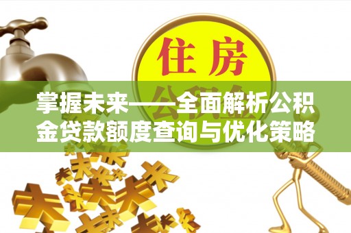 立山掌握未来——全面解析公积金贷款额度查询与优化策略
