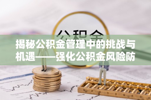立山揭秘公积金管理中的挑战与机遇——强化公积金风险防控的多维策略