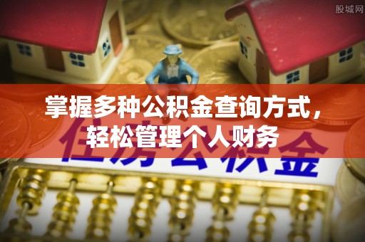 立山掌握多种公积金查询方式，轻松管理个人财务