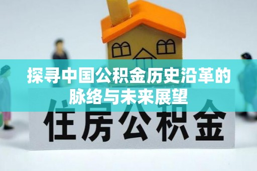 立山探寻中国公积金历史沿革的脉络与未来展望