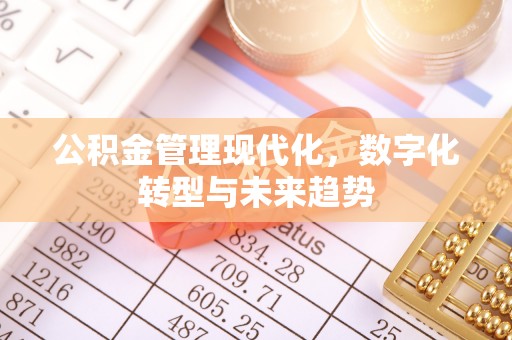 立山公积金管理现代化，数字化转型与未来趋势