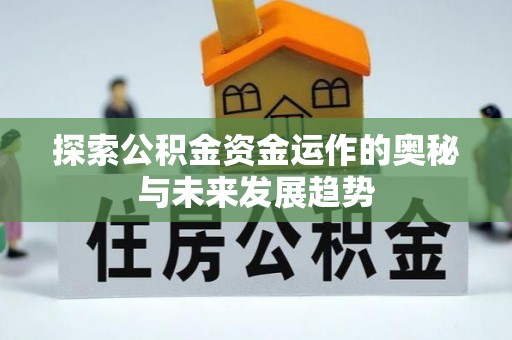 立山探索公积金资金运作的奥秘与未来发展趋势