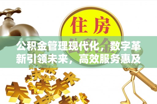 立山公积金管理现代化，数字革新引领未来，高效服务惠及民生