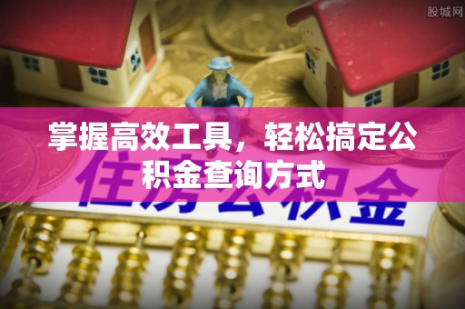 立山掌握高效工具，轻松搞定公积金查询方式