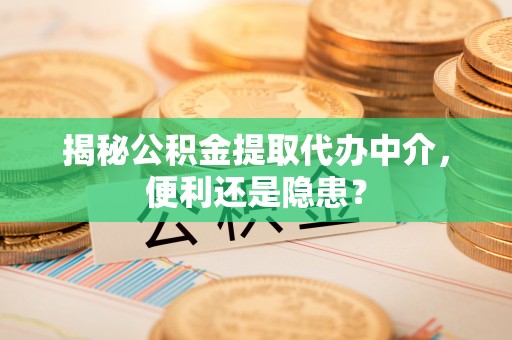 立山揭秘公积金提取代办中介，便利还是隐患？