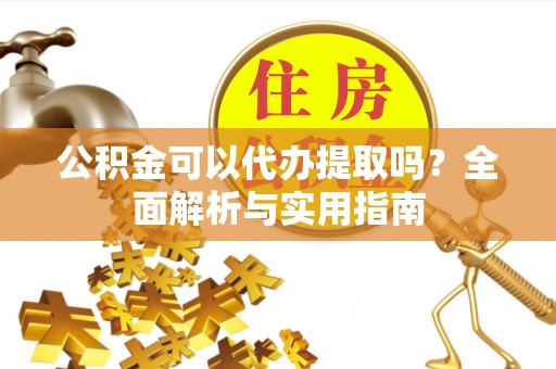 立山公积金可以代办提取吗？全面解析与实用指南
