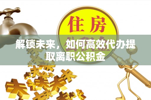 立山解锁未来，如何高效代办提取离职公积金