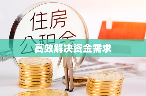 立山高效解决资金需求