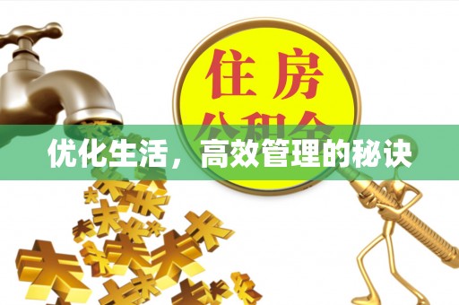 立山优化生活，高效管理的秘诀