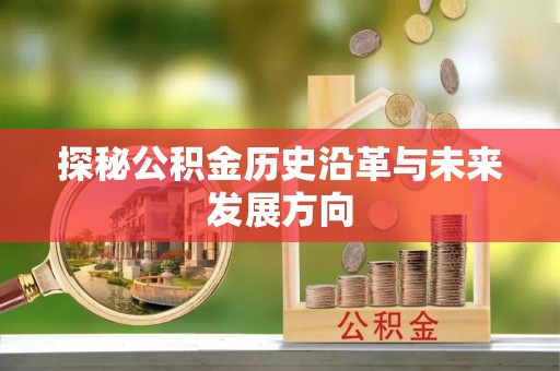 立山探秘公积金历史沿革与未来发展方向