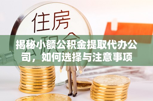 立山揭秘小额公积金提取代办公司，如何选择与注意事项