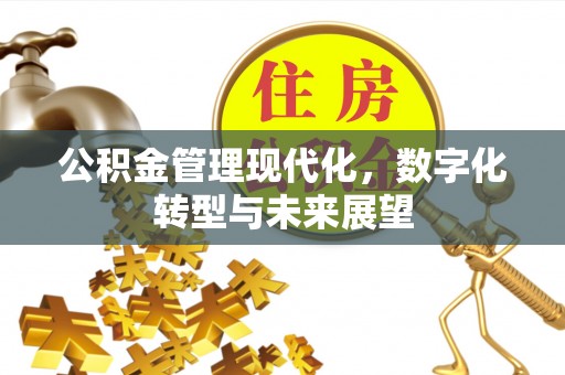 立山公积金管理现代化，数字化转型与未来展望