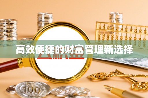 立山高效便捷的财富管理新选择