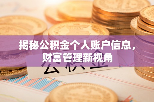 立山揭秘公积金个人账户信息，财富管理新视角